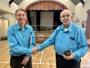 Chairman Glyn Perrens with Brian Edge - March 2026